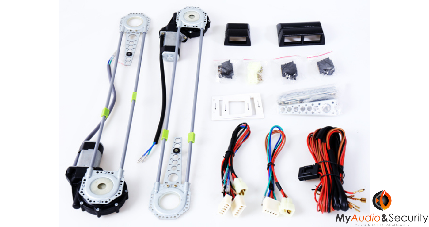 Blackspider Universal 2 Door Electric Window Kit My Audio Security