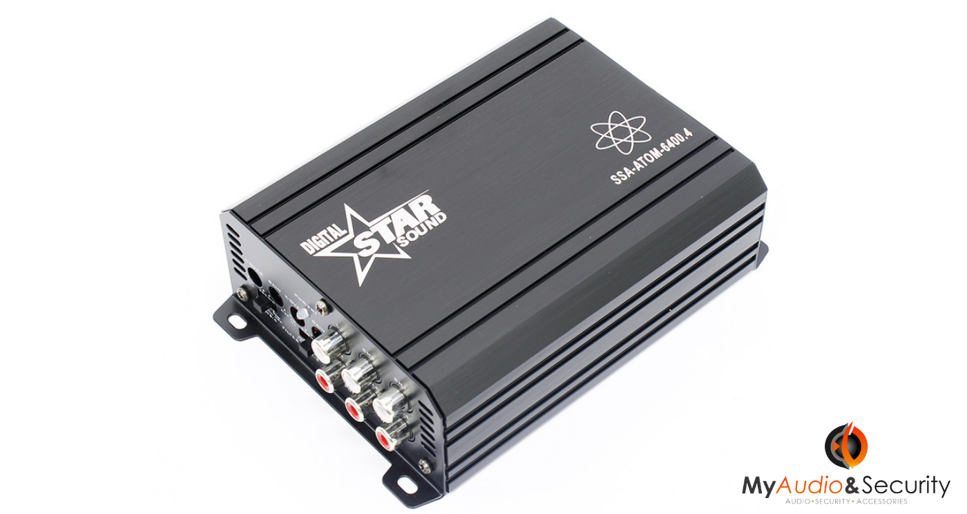 3-1101 STARSOUND SSA-ATOM-6400.4  4 CHANNEL AMP