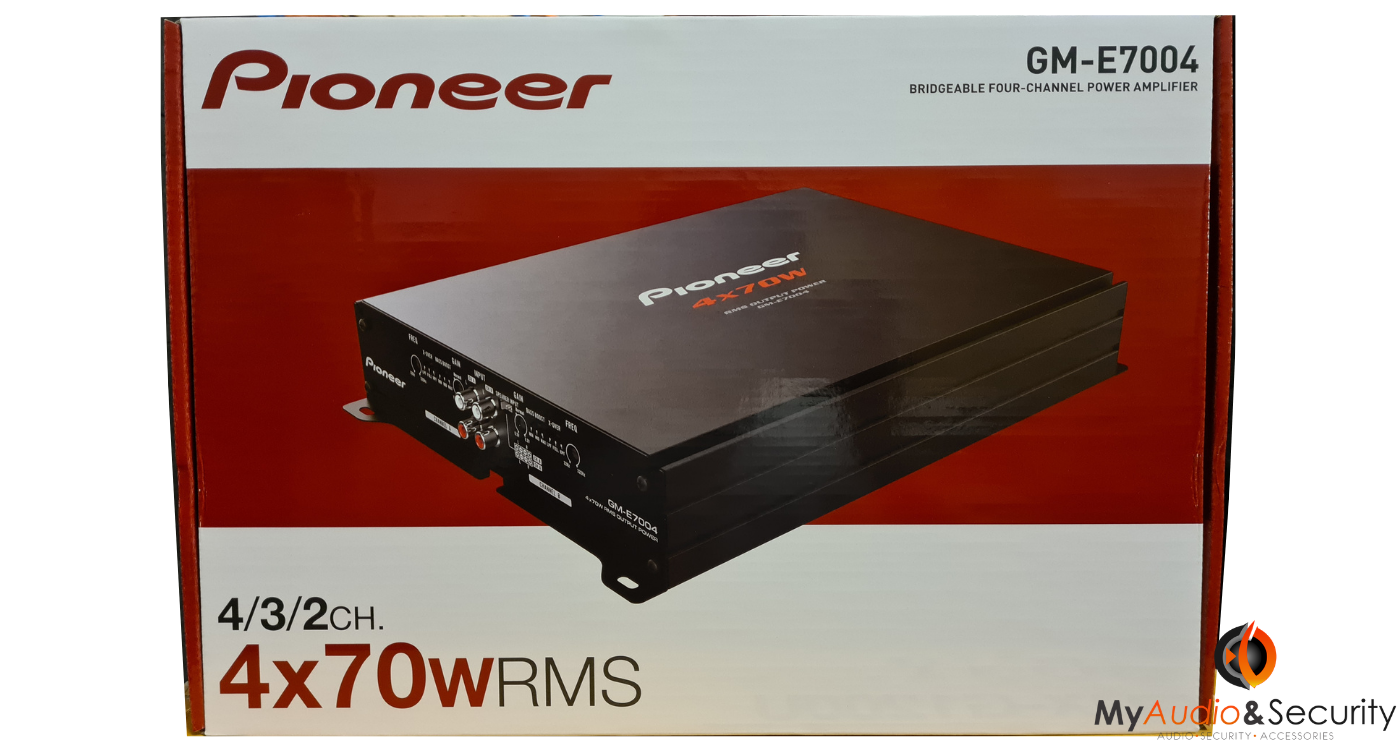 3-1120 PIONEER GM-E7004 4 CHANNEL 4X70W AMP