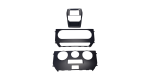 Mahindra Scorpio Auto and Manual A/C 9" Trimplate with SWC Canbus and Harness - Image 3