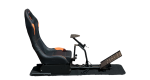 BlackSpider BSVR005 Racing Simulator Seat Black Orange - Image 4