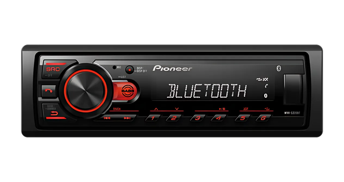 Pioneer Mvh-S235bt Bluetooth Usb Aux Radio - My Audio & Security