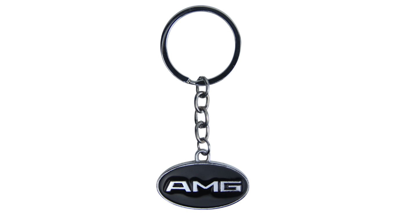 AMG Black Silver Key Chain - My Audio & Security