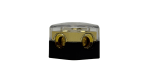 Blackspider 1-In 2-Out Gold-Plated Car Audio Power Distribution Block - Image 4