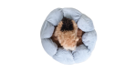 Petal Pet Bed - Blue/ Brown - S - Image 6