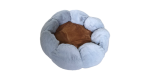 Petal Pet Bed - Blue/ Brown - S - Image 3