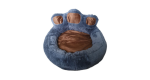Paw Pet Bed - Blue/ Brown - L - Image 2