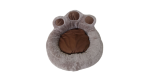 Paw Pet Bed - Grey/ Brown - L
